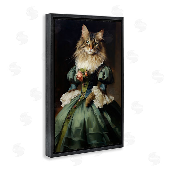 Stupell Industries Wumples | Cat In Elegant Dress Wall Art