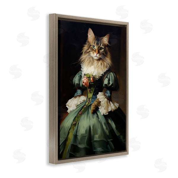 Stupell Industries Wumples | Cat In Elegant Dress Wall Art