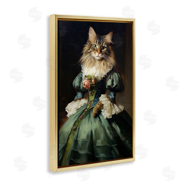 Stupell Industries Wumples | Cat In Elegant Dress Wall Art