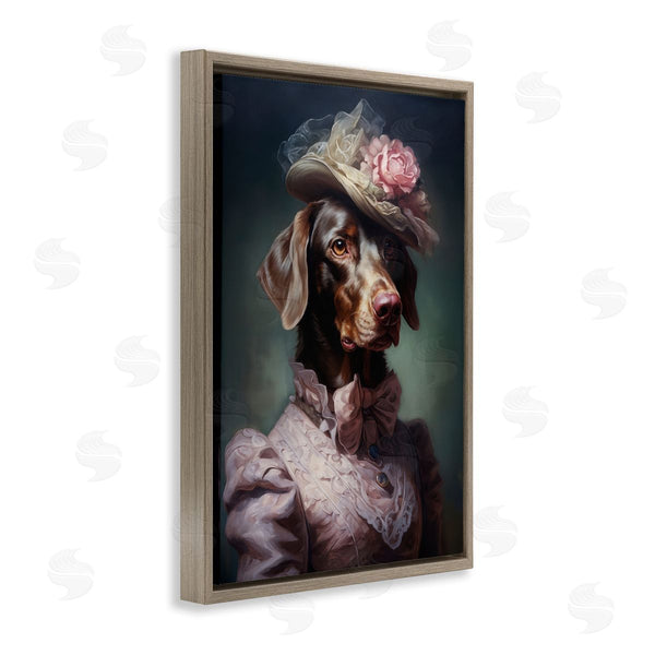 Stupell Industries Wumples | Chocolate Lab Victorian Era