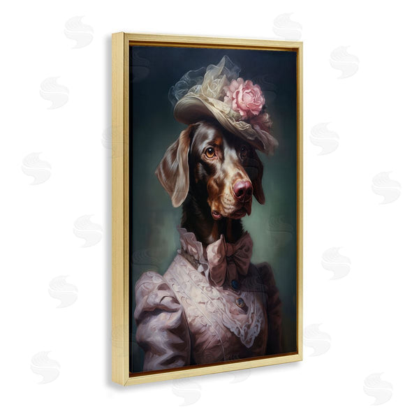 Stupell Industries Wumples | Chocolate Lab Victorian Era