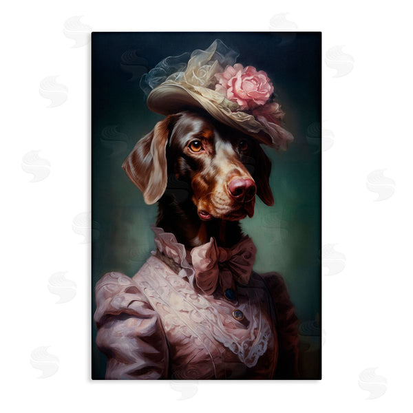 stupell industries Wumples | Chocolate Lab Victorian Era