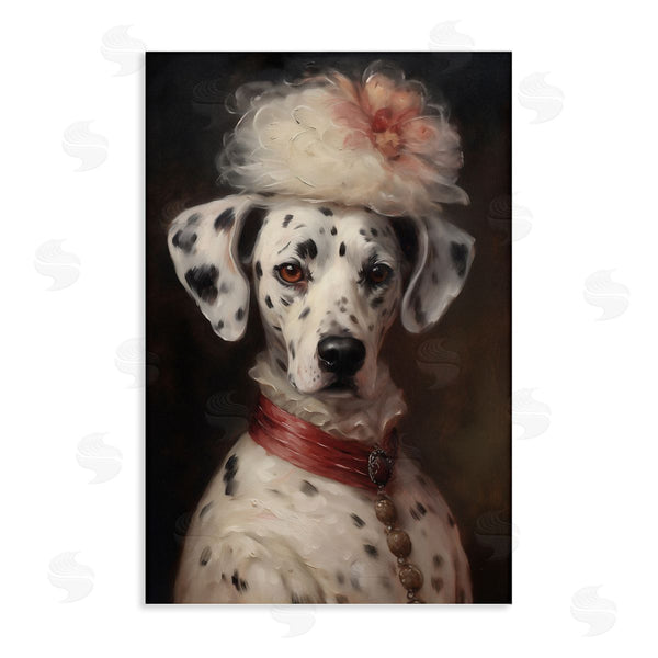 stupell industries Wumples | Dalmatian with Fancy Hat Portrait Wall Art