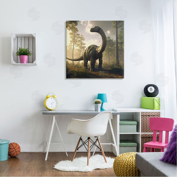 Stupell Industries Wumples | Detailed Dinosaur Landscape Wall Art
