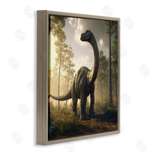 Stupell Industries Wumples | Detailed Dinosaur Landscape Wall Art