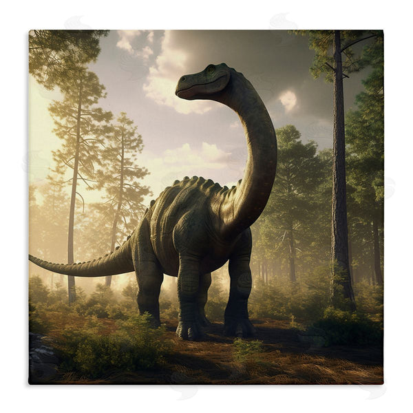 stupell industries Wumples | Detailed Dinosaur Landscape Wall Art
