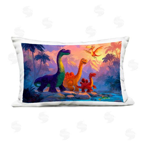 Stupell Industries Wumples | Dinosaur Friends In The Jungle Printed Throw Pillow