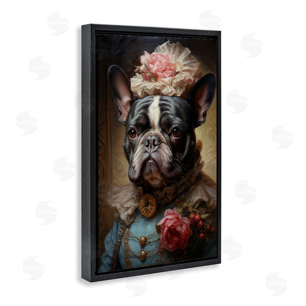 Stupell Industries Wumples | Elegant French Bulldog Portrait