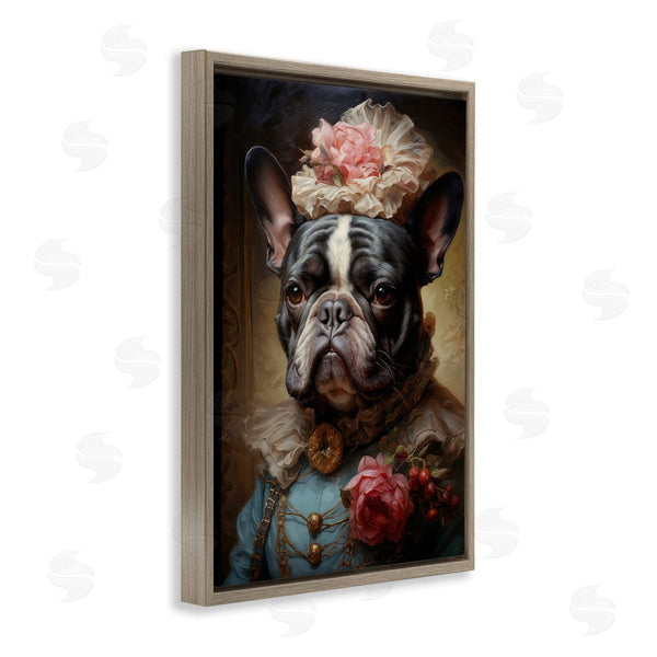 Stupell Industries Wumples | Elegant French Bulldog Portrait
