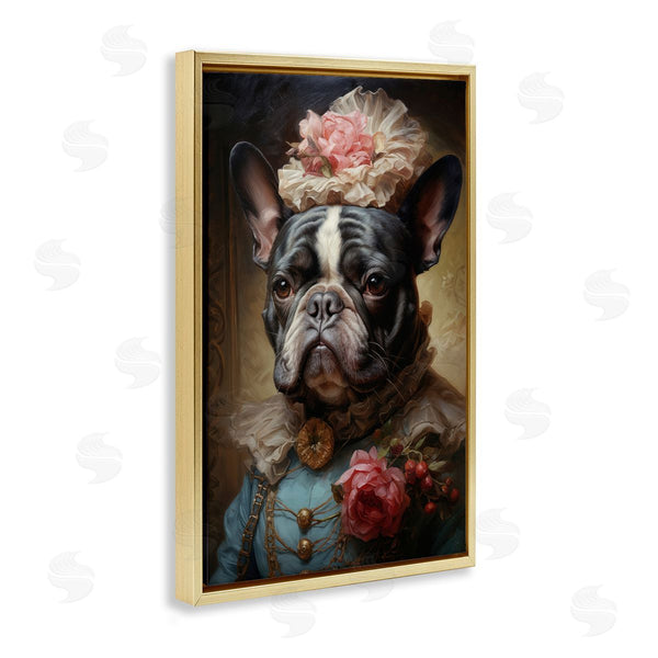 Stupell Industries Wumples | Elegant French Bulldog Portrait