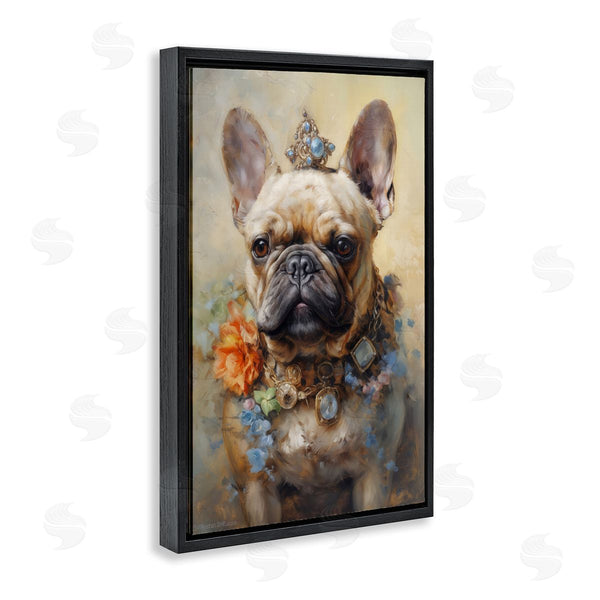 Stupell Industries Wumples | French Bulldog With Ornate Jewelry