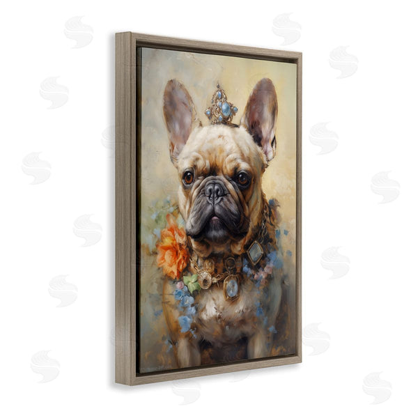 Stupell Industries Wumples | French Bulldog With Ornate Jewelry