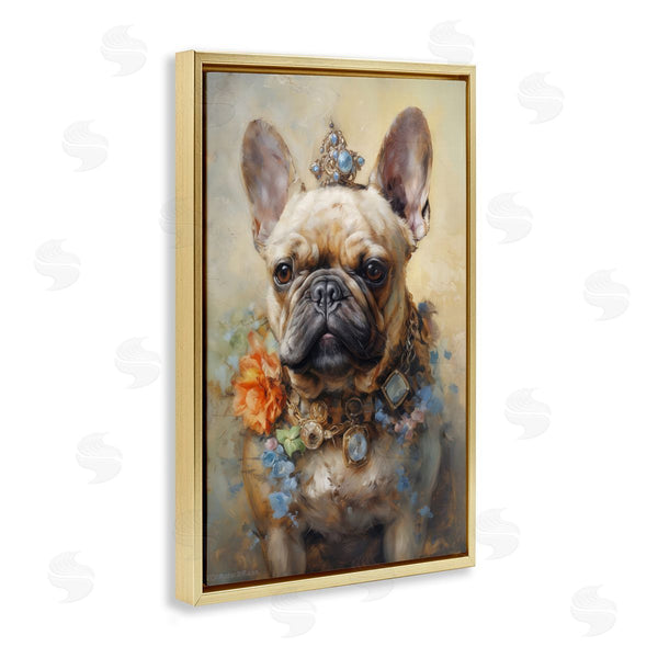 Stupell Industries Wumples | French Bulldog With Ornate Jewelry
