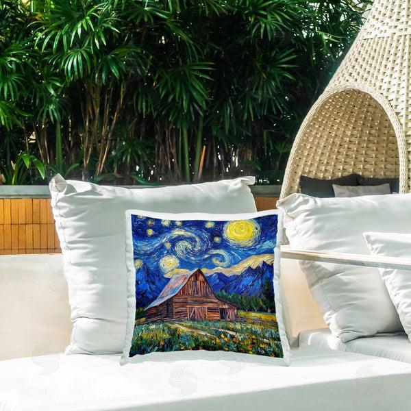 Stupell Industries Wumples | Grand Teton In Post Impressionist Style Printed Throw Pillow