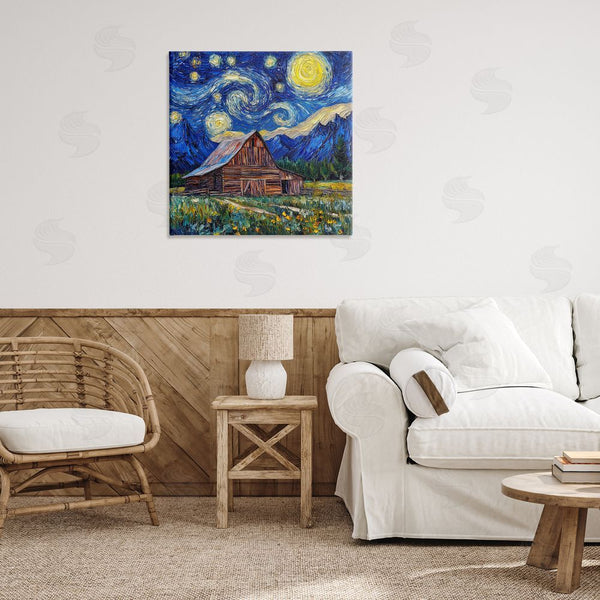 Stupell Industries Wumples | Grand Teton In Post Impressionist Style Wall Art