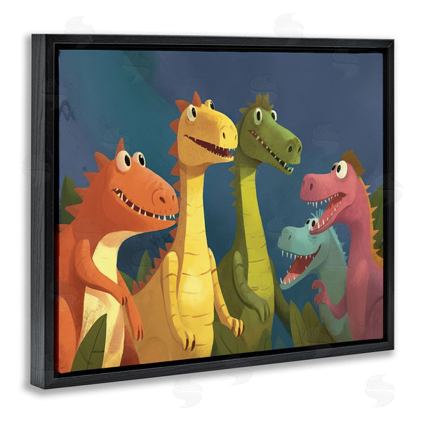 Stupell Industries Wumples | Happy Dinosaur Friends Wall Art