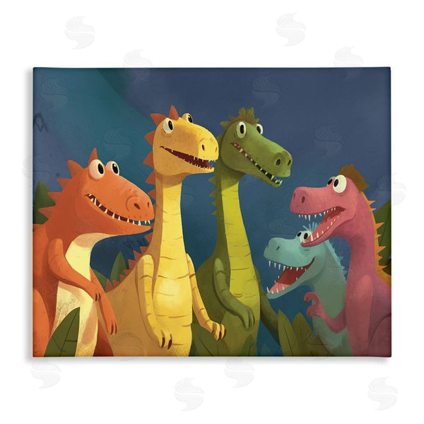 stupell industries Wumples | Happy Dinosaur Friends Wall Art