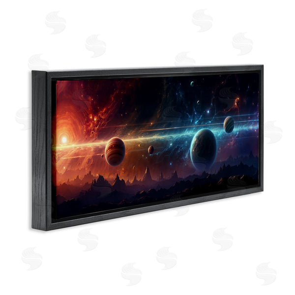 Stupell Industries Wumples | Surreal Planets Over Crags Wall Art