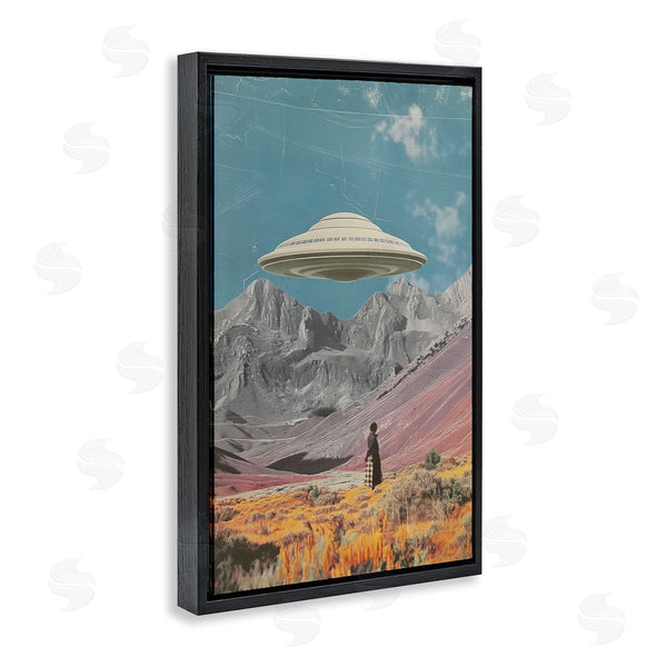 Stupell Industries Wumples | UFO Over Mountain Valley