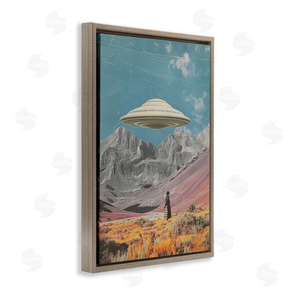 Stupell Industries Wumples | UFO Over Mountain Valley