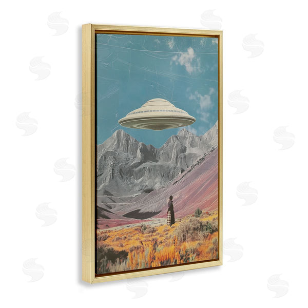 Stupell Industries Wumples | UFO Over Mountain Valley