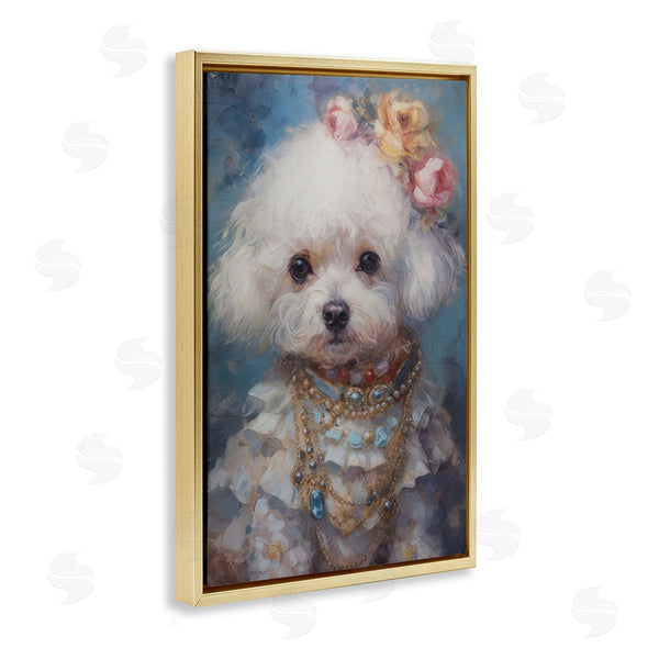 Stupell Industries Wumples | Victorian Era Bichon Frise