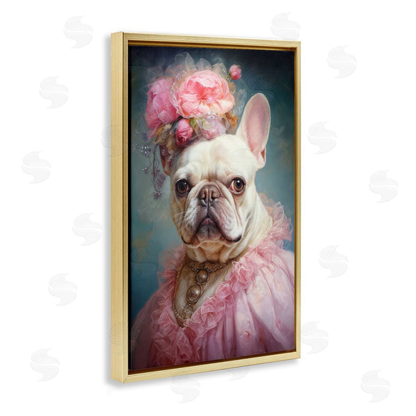 Stupell Industries Wumples | Victorian Era French Bulldog