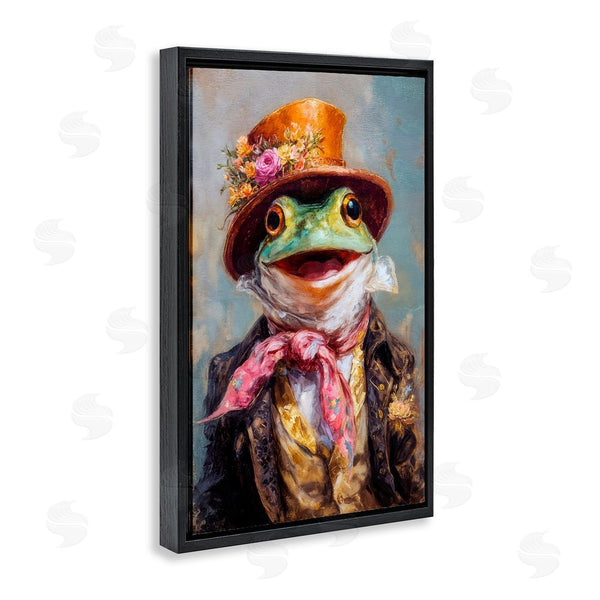 Stupell Industries Wumples | Victorian Frog Portrait Wall Art
