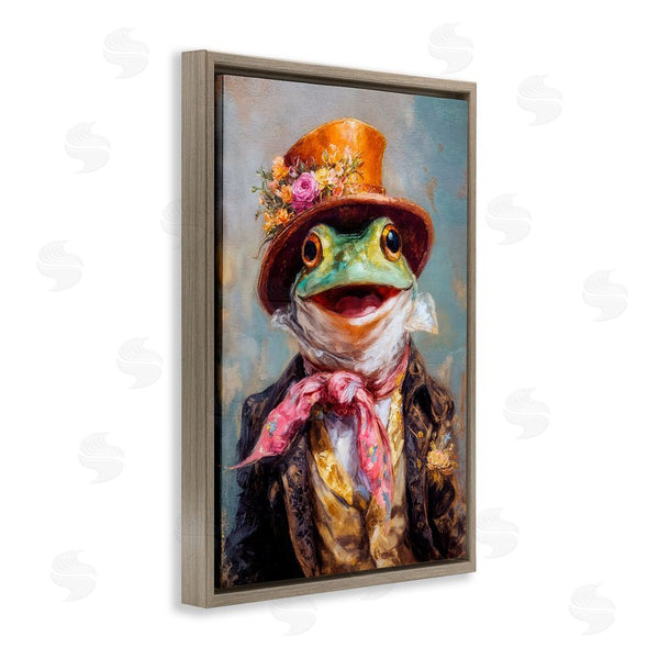 Stupell Industries Wumples | Victorian Frog Portrait Wall Art