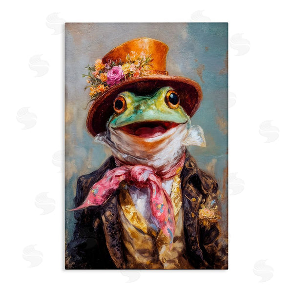 stupell industries Wumples | Victorian Frog Portrait Wall Art