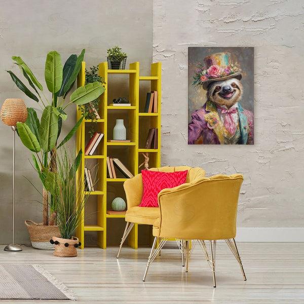 Stupell Industries Wumples | Victorian Sloth Portrait Wall Art