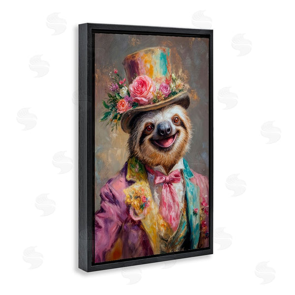 Stupell Industries Wumples | Victorian Sloth Portrait Wall Art