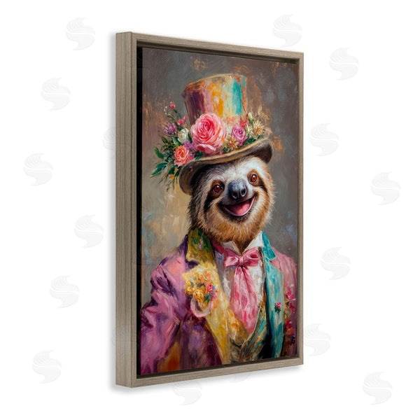 Stupell Industries Wumples | Victorian Sloth Portrait Wall Art