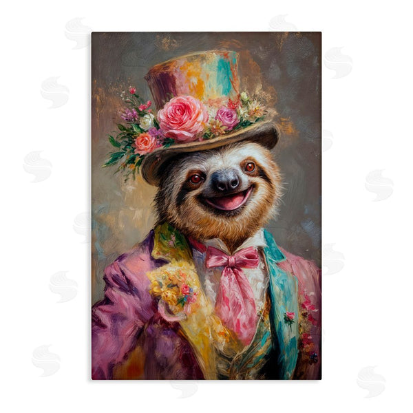stupell industries Wumples | Victorian Sloth Portrait Wall Art