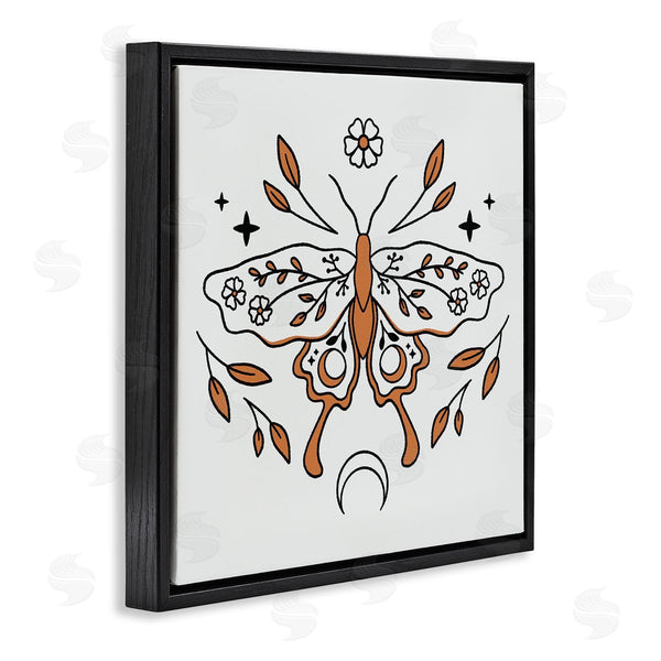 Stupell Industries XYZ Studio | Celestial Floral Moth