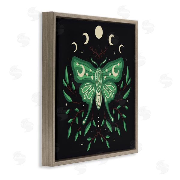 Stupell Industries XYZ Studio | Celestial Moth & Botanicals