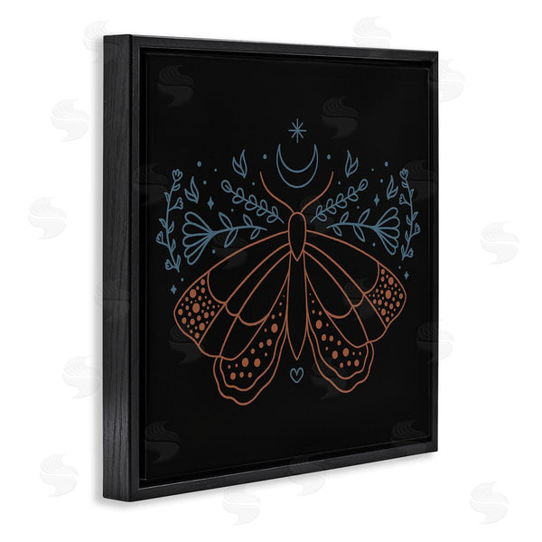 Stupell Industries XYZ Studio | Celestial Moth Florals