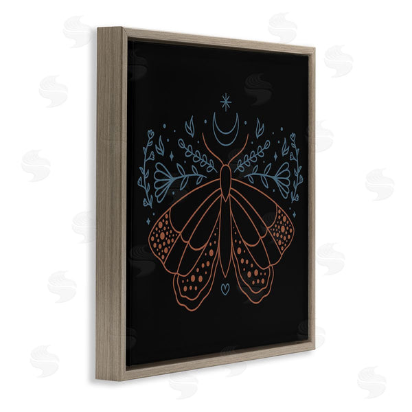 Stupell Industries XYZ Studio | Celestial Moth Florals