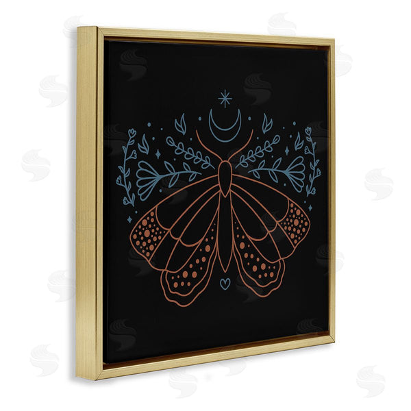 Stupell Industries XYZ Studio | Celestial Moth Florals