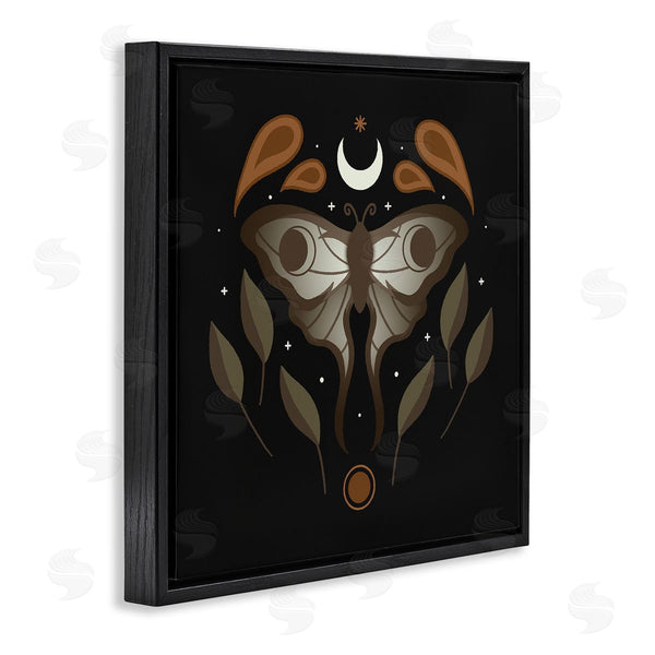 Stupell Industries XYZ Studio | Celestial Moth & Leaf Sprigs