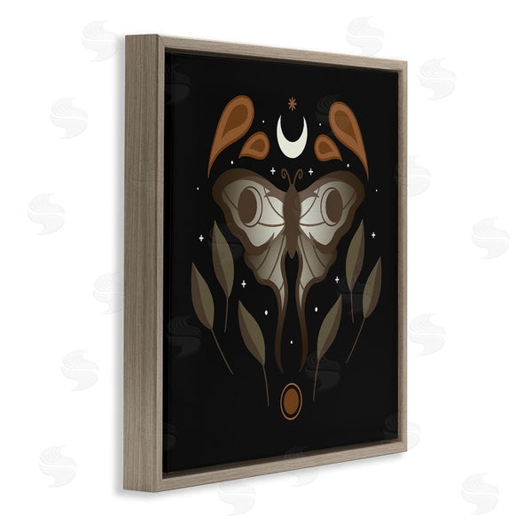 Stupell Industries XYZ Studio | Celestial Moth & Leaf Sprigs