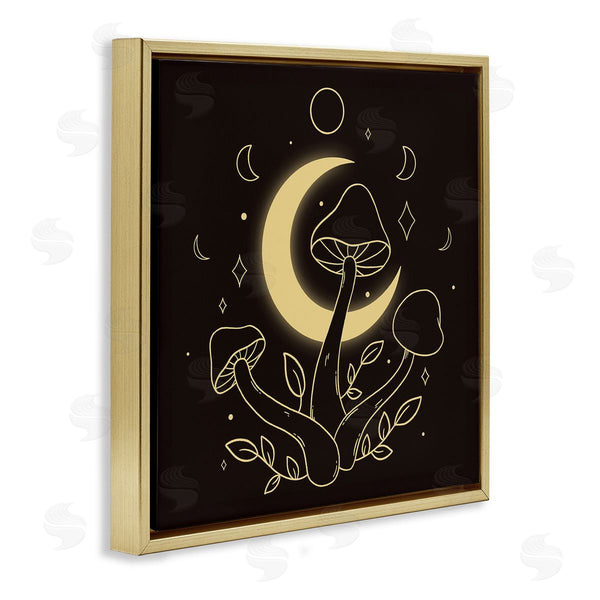 Stupell Industries XYZ Studio | Dancing Mushrooms & Moon