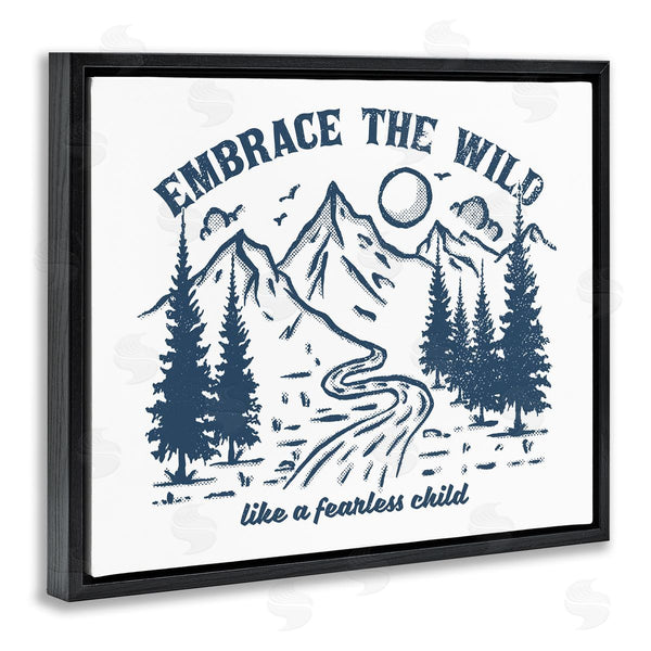 Stupell Industries XYZ Studio | Embrace The Wild Phrase