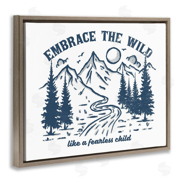 Stupell Industries XYZ Studio | Embrace The Wild Phrase