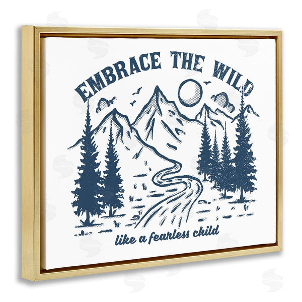 Stupell Industries XYZ Studio | Embrace The Wild Phrase
