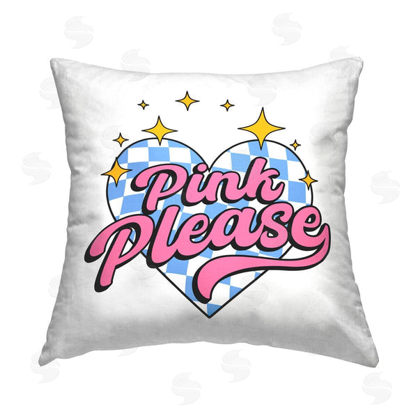 stupell industries XYZ Studio | Funky Pink Please Printed Throw Pillow