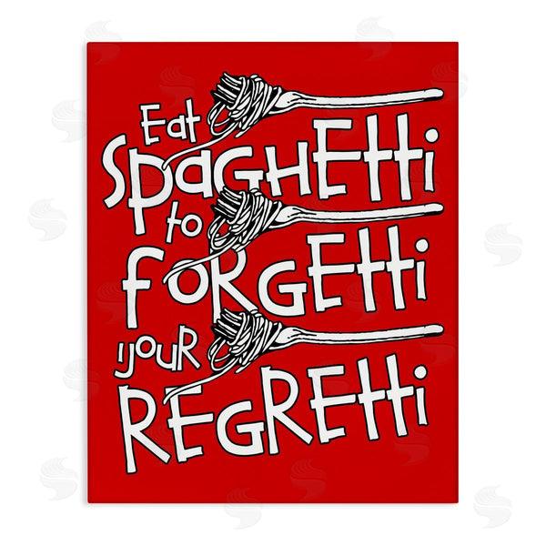 stupell industries XYZ Studio | Funny Eat Spaghetti Phrase
