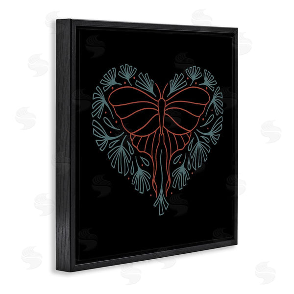 Stupell Industries XYZ Studio | Heart Shaped Celestial Moth