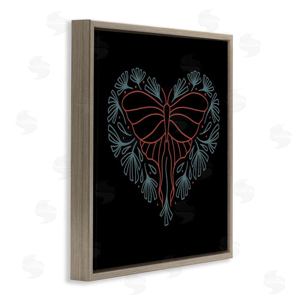 Stupell Industries XYZ Studio | Heart Shaped Celestial Moth