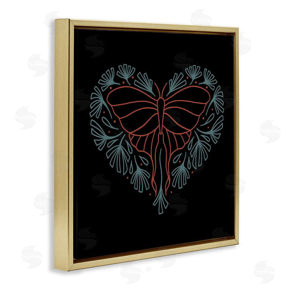 Stupell Industries XYZ Studio | Heart Shaped Celestial Moth